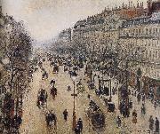 Camille Pissarro the morning the streets of oil on canvas